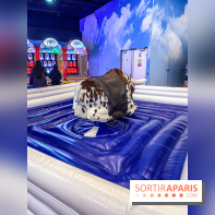 La Tête dans les Nuages - la Défense - Taureau mécanique