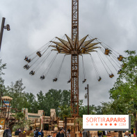 Parc Astérix : inauguration de la Tour Numérobis avec Jamel Debbouze