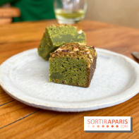 Restaurant Iné - Brownie matcha