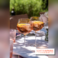 La terrasse jardin Summer de la Bauhinia au Shangri-La Paris