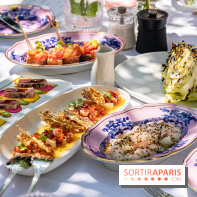 La terrasse jardin Summer de la Bauhinia au Shangri-La Paris