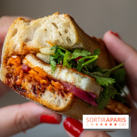 Hoa Cà Phê, le Coffee Shop Vietnamin du 11e à Paris -  banh mi végétarien