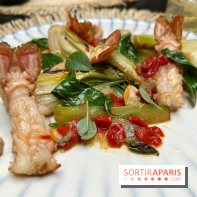 Blossom, Sofitel Paris le Faubourg 2024 - Langoustines et coques