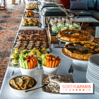 Le Brunch à volonté du belvédère au Domaine de la Corniche dans les Yvelines - photos -  buffet