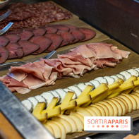 Le Brunch à volonté du belvédère au Domaine de la Corniche dans les Yvelines - photos -  charcuteries et fromages