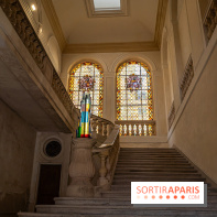 Le Château de la Roche Guyon, le château troglodyte dans le Val-d'Oise - 95 -  escalier