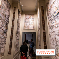 Le Château de la Roche Guyon, le château troglodyte dans le Val-d'Oise - 95 -  tentures