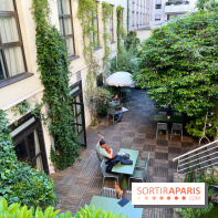 Hôtel Rosalie - Patio terrasse