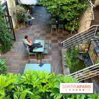 Hôtel Rosalie - Patio terrasse