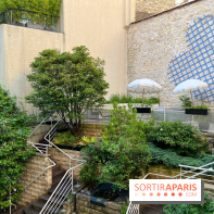 Hôtel Rosalie - Patio terrasse