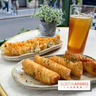 Bar Talaé - Halloumi croustillant, enoki en tempura