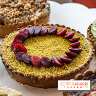 Taårtt, la pâtisserie - salon de thé Paris 15e aux tartes en tous genres - tarte clafoutis cerises et pistache