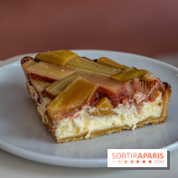 Taårtt, la pâtisserie - salon de thé Paris 15e aux tartes en tous genres - tarte cheese cake rhubarbe