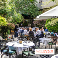 La terrasse du Jardin Privé à Châtelet Les Halles en mode barbecue  -  A7C6503