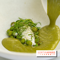 La terrasse du Jardin Privé à Châtelet Les Halles en mode barbecue  -  gaspacho Verde