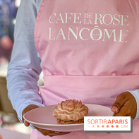 Le Café de la Rose Lancôme par Nina Métayer sur les Champs-Elysées à Paris - Exposition Siège Social Sisley 1086180