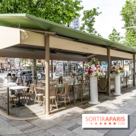 Le Café de la Rose Lancôme par Nina Métayer sur les Champs-Elysées à Paris
