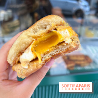 Maurice Sfez Café - Egg and cheese sandwich