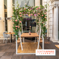 La Terrasse des Roses au Westin Paris Vendome, le patio floral confidentiel