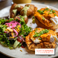 Brunch indien à Paris par Baranaan et Pingwoo -  oeufs Bénédicte au curry