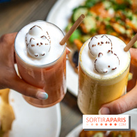 Brunch indien à Paris par Baranaan et Pingwoo -  lassis rose et mangue