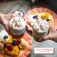 Brunch indien à Paris par Baranaan et Pingwoo -  Latte chat 3D