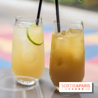 Fana Bistrot, le restaurant bistronomique du 18e avec terrasse et vue Sacré Cœur -  thé glacé - kombucha