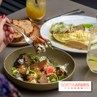 Fana Bistrot, le restaurant bistronomique du 18e avec terrasse et vue Sacré Cœur -  hou fleur végétarien