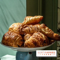 Le brunch à volonté de Chez Molly à Versailles dans les Yvelines - 78 -  viennoiseries - croissant - pain au chocolat