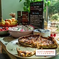 Le brunch à volonté de Chez Molly à Versailles dans les Yvelines - 78 -  quiche