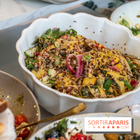 Le brunch à volonté de Chez Molly à Versailles dans les Yvelines - 78 -  salade de quinoa