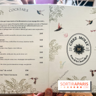 Le brunch à volonté de Chez Molly à Versailles dans les Yvelines - 78 - carte cocktails