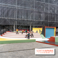 Cycloïde Piazza, le skatepark et œuvre d’art de Raphaël Zarka au Centre Pompidou -  A7C8535