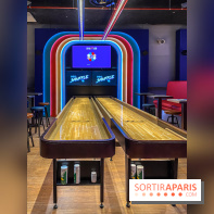 Shuffled, l'enseigne de shuffleboard à Boom Boom Villette - IMG 8534