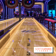 Shuffled, l'enseigne de shuffleboard à Boom Boom Villette - IMG 8541