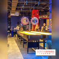 Shuffled, l'enseigne de shuffleboard à Boom Boom Villette - IMG 8553