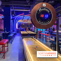 Shuffled, l'enseigne de shuffleboard à Boom Boom Villette - IMG 8586