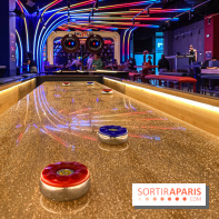 Shuffled, l'enseigne de shuffleboard à Boom Boom Villette - IMG 8590
