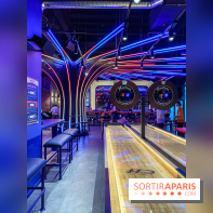 Shuffled, l'enseigne de shuffleboard à Boom Boom Villette - IMG 8591