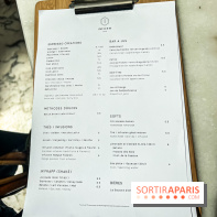 Inform Café, le coffee shop brunch sur fond de monument historique au Citéco - carte des boissons - menu