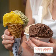 Angiolo, le glacier de Saint-Germain-des-Près - les photos -  pot et cornet