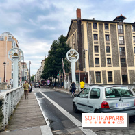 Pont levant rue de Crimée