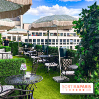 Le Marta, le bar à cocktails perché sur le rooftop de l'Hôtel Barrière Fouquet's Paris tout l'été