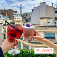 Le Marta, le bar à cocktails perché sur le rooftop de l'Hôtel Barrière Fouquet's Paris tout l'été