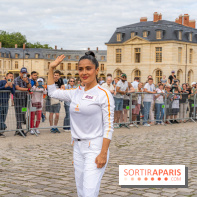 JO Paris 2024 : Les porteurs et relais de la flamme à Versailles -  Salma Hayek
