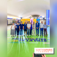 JO de Paris 2024 : animations sportives Stadium RATP à la station Auber - IMG 9287