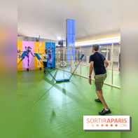 JO de Paris 2024 : animations sportives Stadium RATP à la station Auber - IMG 9290