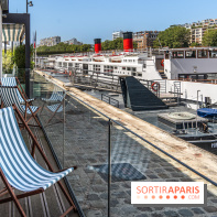 La Plage Parisienne, restaurant et terrasse en bord de Seine Quai de Javel -  A7C0946