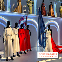 JO paris 2024 : Les tenues de scène de Lady Gaga, Aya Nakamura et Céline Dion exposées à la Galerie Dior