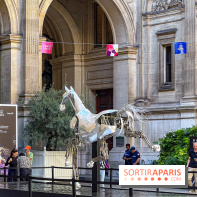 ZEUS, cheval métallique de la cérémonie d'ouverture des JO de Paris 2024 à l'Hôtel de Ville - image00025